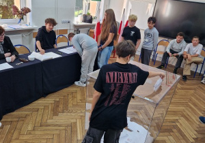 Głosowanie uczniów do do Młodzieżowej Rady Miejskiej w Ozorkowie