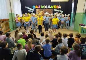 Solenizanci podczas występu