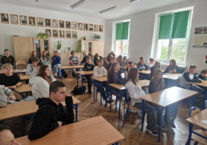 Spotkanie uczniów z przedstawicielami Izby Administracji Skarbowej z Łodzi