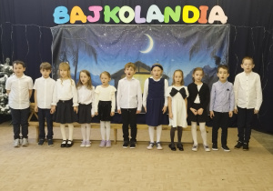 Występ uczniów klasy 1
