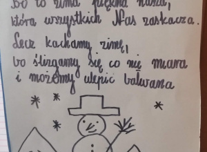 Zimowe zabawy z poezją