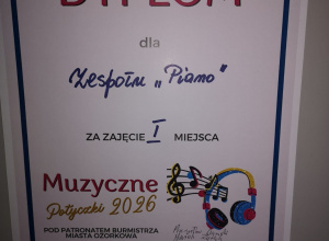 Wielki sukces szkolnego zespołu wokalnego PIANO
