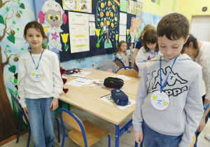 Klasa druga podczas lekcji pokazowej z matematyki