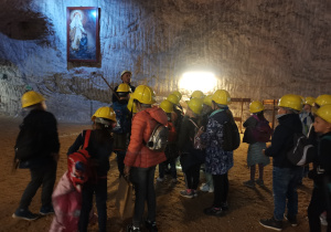 Klasa IIa i IIb w kopalni soli w Kłodawie