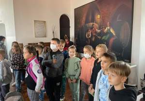 Klasa IIa i IIb na zamku w Łęczycy