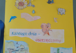 Plakat wykonany przez Bajkoludki