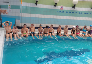 Lekcja na basenie
