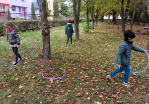 Lekcja na boisku szkolnym