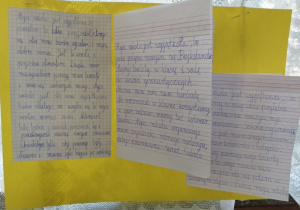 Prace uczniów na temat: Moja szkoła jest wyjątkowa