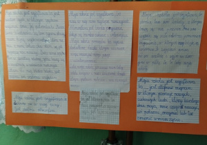 Prace uczniów na temat: Moja szkoła jest wyjątkowa