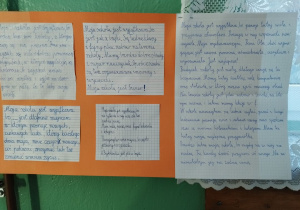 Prace uczniów na temat: Moja szkoła jest wyjątkowa