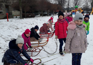 Uczniowie gotowi do startu.