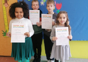1. miejsce Marika Ślebocka, 2. miejsce Dawid Dudkiewicz, 3. miejsce Sharon Amoah i Jakub Cybula.