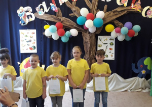 Laureaci konkursu z klas I