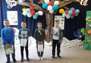 Laureaci konkursu z klas II