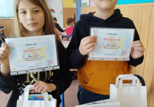 Laureaci konkursu z klas III