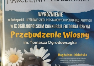 Dyplom Marcelinki