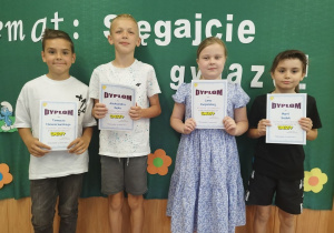 Laureaci konkursów z klasy III B