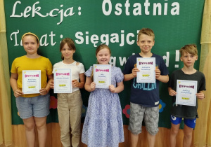 Laureaci konkursów z klasy III B