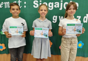 Laureaci konkursów z klasy III B