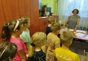 Smerfy z wizytą w sekretariacie