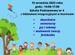 Piknik rodzinny w Szkole Podstawowej nr 4 z OI w Ozorkowie