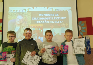 Zwycięzcy konkursu w klasie III A