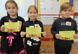 Zwycięzcy październikowej akcji klasowej "Zdrowe śniadania"