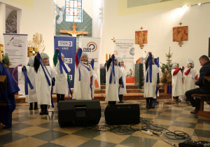 PIANO podczas prezentacji w kościele