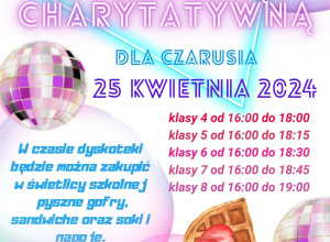 Dyskoteka charytatywna dla Czarusia