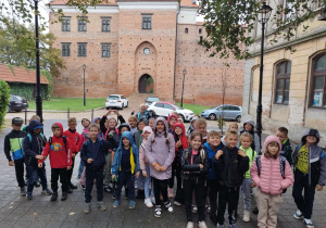 Klasa IIa i II b podczas wycieczki