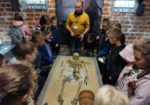 Klasa IIa i II b podczas wycieczki