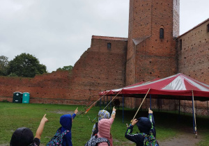 Klasa IIa i II b podczas wycieczki