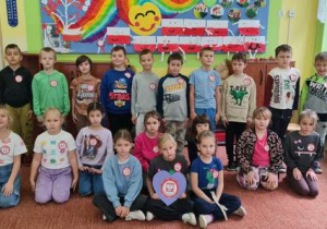 Wszyscy w nagrodę otrzymali odznaki Kocham Polskę
