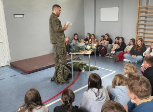 Spotkanie z żołnierzami 91 Batalionu Lekkiej Piechoty