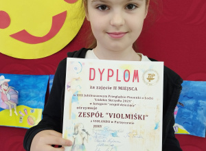 Muzyczny talent Marceliny z kl. 1 a