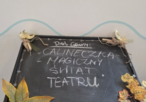Afisz teatralny spektaklu.