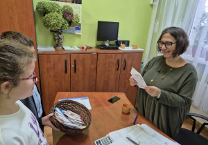 Życzenia dla pracowników szkoły