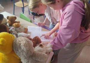 Smerfy z klasy 3b podczas Dnia Tabliczki Mnożenia