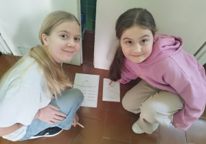 Smerfy z klasy 3b podczas Dnia Tabliczki Mnożenia