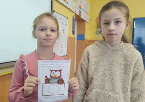 Smerfy z klasy 3b podczas Dnia Tabliczki Mnożenia