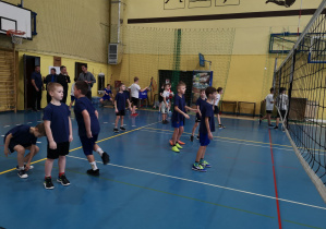 Uczniowie podczas turnieju