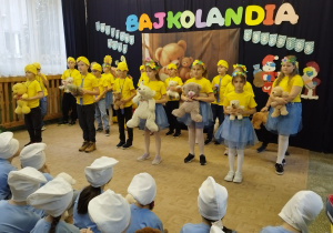 Solenizanci podczas występu