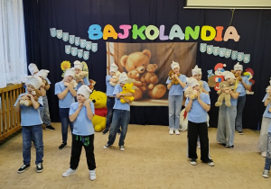 Solenizanci podczas występu