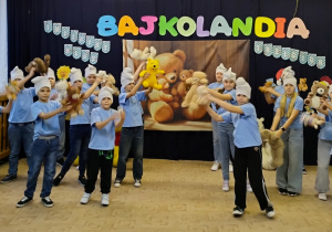 Solenizanci podczas występu