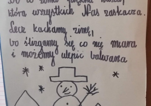 Wiersze napisane przez dzieci