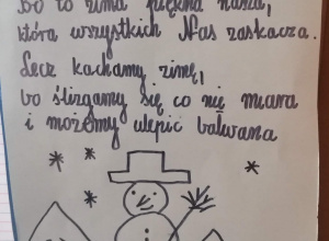 Zimowe zabawy z poezją