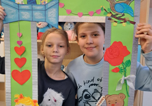 Dzieci w "Fotoramce życzliwości"