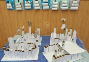 Prace plastyczne Smerfów