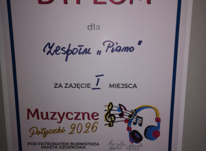 Wielki sukces szkolnego zespołu wokalnego PIANO